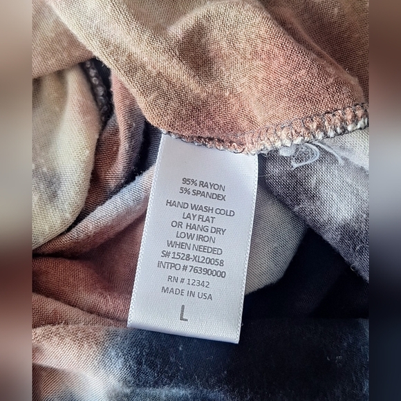 Large Tie Dye Womens Top - Picture 3 of 5